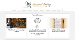 Desktop Screenshot of ancestralfindings.com