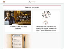 Tablet Screenshot of ancestralfindings.com